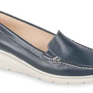 Valleverde 11050 mocassino donna in pelle blue