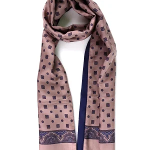 Sciarpa doppiata in setalana stampata ROBERT beige