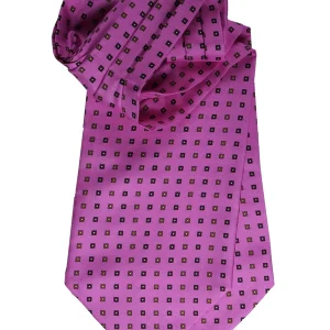 Ascot ROSA in pura seta stampata AVERY